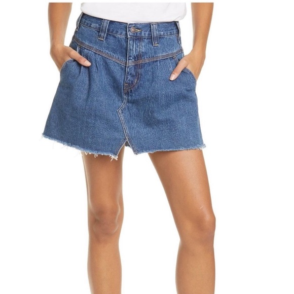 Free People denim skirt - Picture 1 of 4